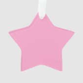 Geregistreerd zure RN Caduceus op lichtroze decor Ornament (achterkant)