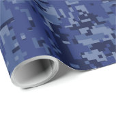 Geregistreerd zure RN Caduceus op Navy Blue Camo Cadeaupapier (Rol Hoek)