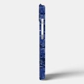 Geregistreerd zure RN Caduceus op Navy Blue Camo Case-Mate iPhone Case (Achterkant / Links)