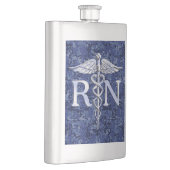 Geregistreerd zure RN Caduceus op Navy Blue Camo Flacon (Rechts)