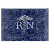 Geregistreerd zure RN Caduceus op Navy Blue Camo Snijplank (Voorkant)