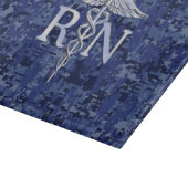 Geregistreerd zure RN Caduceus op Navy Blue Camo Snijplank (Hoek)