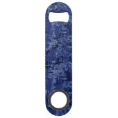 Geregistreerd zure RN Caduceus op Navy Blue Camo Speed Flessenopener (Achterkant)