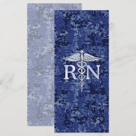 Geregistreerd zure RN Caduceus op Navy Camo (Voorkant / Achterkant)
