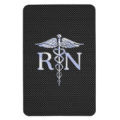 Geregistreerd zure RN Caduceus Snakes Carbon Magneet (Verticaal)