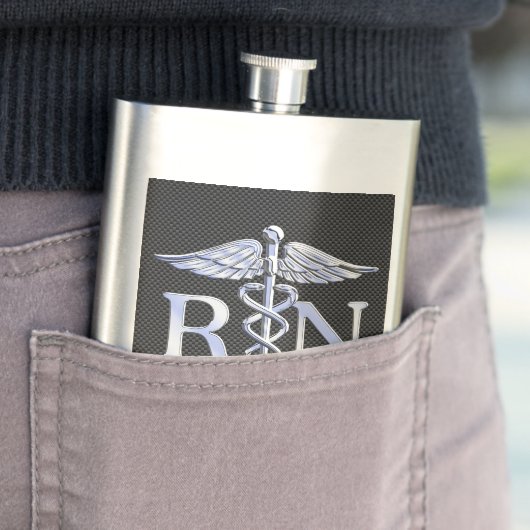 Geregistreerd zure RN Zwarte koolstof Caduceus Sna Flacon (Voorbeeld)