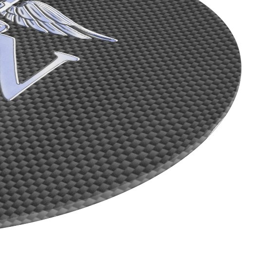 Geregistreerd zure RN Zwarte koolstof Caduceus Sna Snijplank (Hoek)