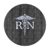 Geregistreerd zure RN Zwarte koolstof Caduceus Sna Snijplank (Voorkant)