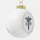 Geregistreerd zurensymbool keramische bal ornament (Links)