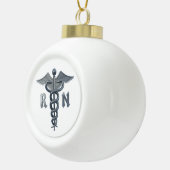 Geregistreerd zurensymbool keramische bal ornament (Rechts)