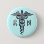 Geregistreerd zurensymbool ronde button 5,7 cm (Voorkant)