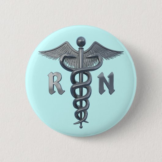 Geregistreerd zurensymbool ronde button 5,7 cm (Voorkant)