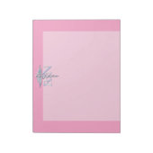 Geregistreerd zurg RN Caduceus op pastroze Notitieblok (Linkerzijde)