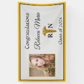 Geregistreerd zuster Afstuderen Caduceus Banner (Verticaal)