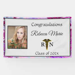 Geregistreerd zuster Afstuderen Caduceus Spandoek