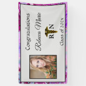 Geregistreerd zuster Afstuderen Caduceus Spandoek (Verticaal)