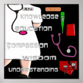 Geregistreerd zuster ARt Poster - (Voorkant)