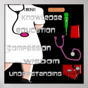 Geregistreerd zuster ARt Poster -