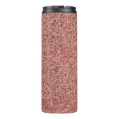 Geregistreerd zuster Caduceus Roos Gold Glitter Cu Thermosbeker (Achterkant)