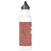 Geregistreerd zuster Caduceus Roos Gold Glitter Cu Waterfles (Links)