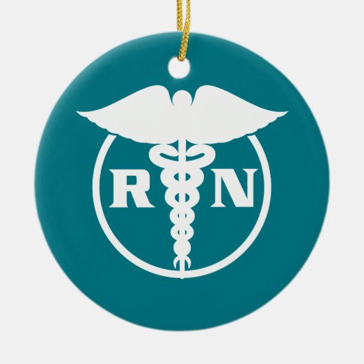 Geregistreerd zuster Emblem Keramisch Ornament (Voorkant)