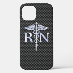 Geregistreerd zuster RN Caduceus Snakes Decor Case-Mate iPhone Case