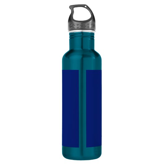 Geregistreerd zuster RN Silver Caduceus Navy Blue  Waterfles (Achterkant)