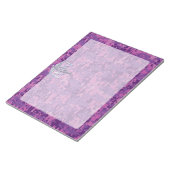 Geregistreerd zuster RN Silver Caduceus op Roze Ca Notitieblok (Schuin)