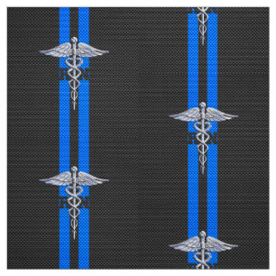 Geregistreerd zuster RN Silver Caduceus Stof
