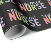 Geregistreerd zuster Rn. zurse Afstuderen Cadeaupapier (Rol Hoek)