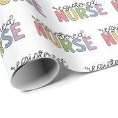 Geregistreerd zuster Rn. zurse Afstuderen Cadeaupapier (Rol Hoek)