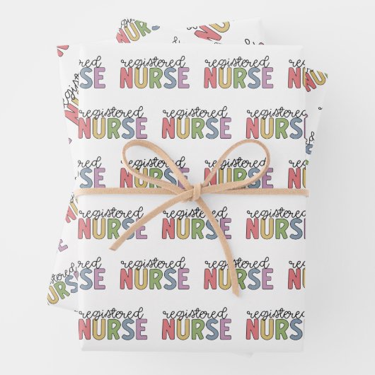 Geregistreerd zuster Rn. zurse Afstuderen Inpakpapier Vel (In situ)
