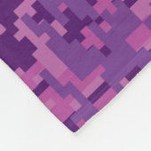 Geregistreerd zuster Silver Caduceus Roze Camoufla Fleece Deken (Hoek)