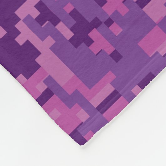 Geregistreerd zuster Silver Caduceus Roze Camoufla Fleece Deken (Hoek)