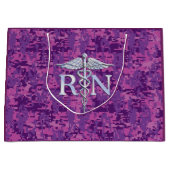 Geregistreerd zuster Silver Caduceus Roze Camoufla Large Cadeautasje (Voorkant)