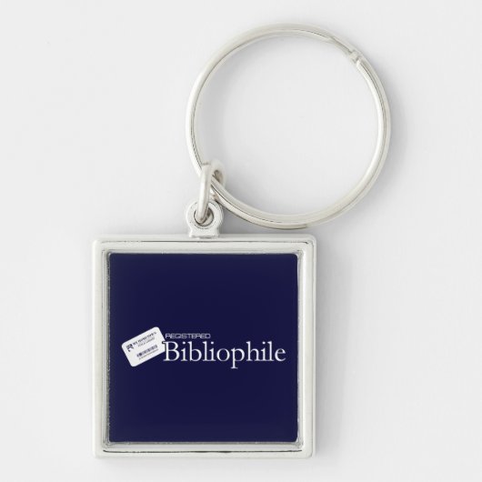 Geregistreerde bibliopfiel sleutelhanger (Voorkant)