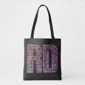 Geregistreerde diëtiaanse voedingsnotaris RD Tote Bag (Voorkant)