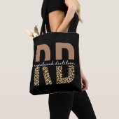 Geregistreerde diëtitische Cheetah print RD Gifts Tote Bag (Dichtbij)
