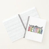 Geregistreerde diëtitische meerkleurige RD-cadeaut Notitieboek (Binnen)