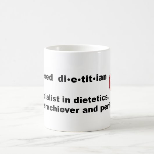 Geregistreerde diëtitische Mok (Center)