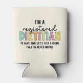 Geregistreerde Dietitititititiaanse RD heeft geen  Blikjeskoeler (Achterkant)