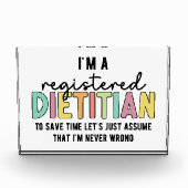 Geregistreerde Dietitititititiaanse RD heeft geen  Fotoblokken (Voorkant)