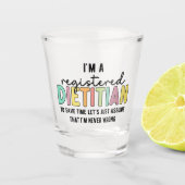 Geregistreerde Dietitititititiaanse RD heeft geen Shot Glas (Voorkant)