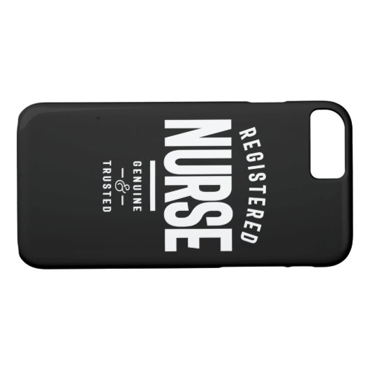 Geregistreerde functie voor verpleegbaan Titel cad Case-Mate iPhone Case (Achterkant (Horizontaal))