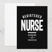 Geregistreerde functie voor verpleegbaan Titel cad Kaart (Voorkant / Achterkant)