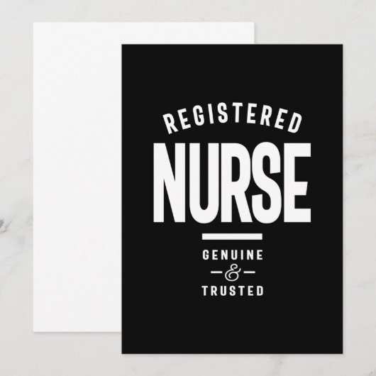 Geregistreerde functie voor verpleegbaan Titel cad Kaart (Voorkant / Achterkant)