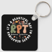 Geregistreerde gedragstechnologie RBT-gedragseap Sleutelhanger (Achterkant)