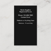 Geregistreerde medische Visitekaartjes (Achterkant)