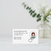 Geregistreerde medische Visitekaartjes voor verple (Staand voorkant)