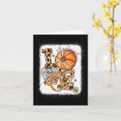 Geregistreerde najaarsverzekering Herfst Thanksgiv Kaart (Gele Bloem)